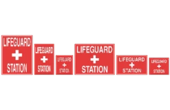 Lifeguard Station Sign