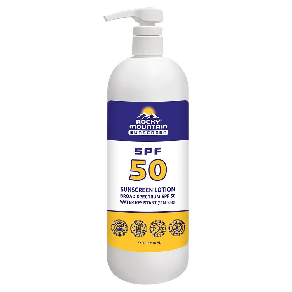 Rocky Mountain Pump 32oz Sunscreen SPF 50 1 Rocky Mountain Pump 32oz Sunscreen SPF 50