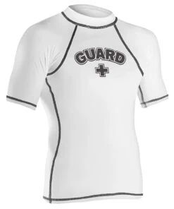 RISE Guard Short Sleeve Rashguard 5 RISE Guard Short Sleeve Rashguard -The Ocean Motion 501ssl front white