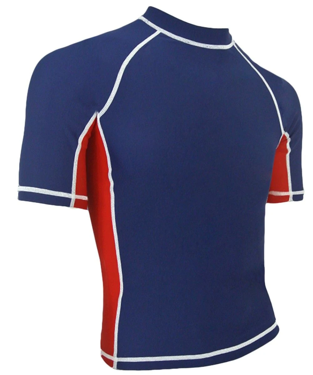 RISE Solid Short Sleeve Splice Rashguard 2 RISE Solid Short Sleeve Splice Rashguard - Image 2