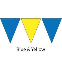 Kiefer Plastic Flags - 100 Ft. (Pair) 12 Kiefer Plastic Flags - 100 Ft. (Pair) -The Ocean Motion 600120 blu ylw 2