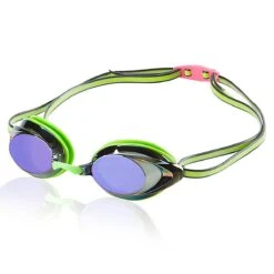 Speedo Vanquisher 2.0 Mirrored Goggle -The Ocean Motion 7750127 key lime