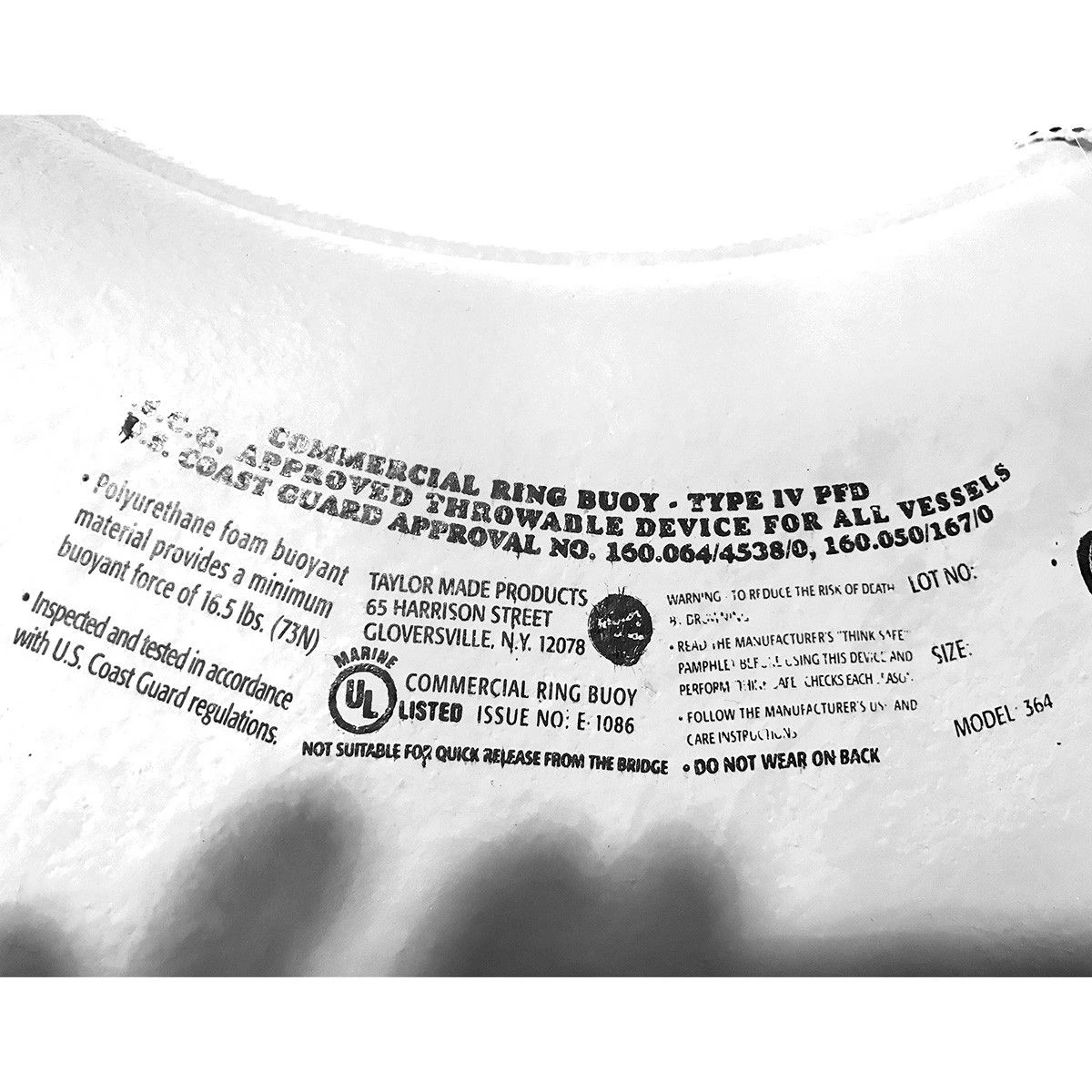 24" USCG Ring Buoy 3 24" USCG Ring Buoy - Image 3