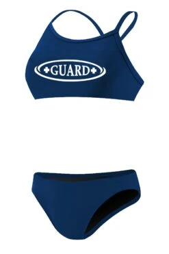 RISE Guard Poly Bikini -The Ocean Motion lgs26gu front navy1 1