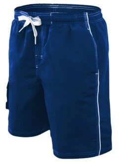 RISE Solid Male Flex Short -The Ocean Motion lgs30s front navy