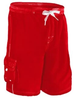 RISE Supervisor Boardshort 7 RISE Supervisor Boardshort -The Ocean Motion lgs30su side front red