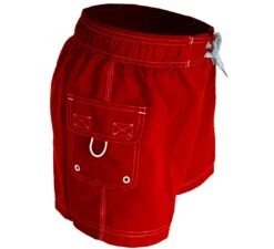RISE Guard Female Flex Short 12 RISE Guard Female Flex Short -The Ocean Motion lgs33gus side red 1