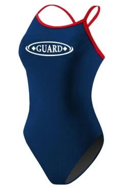 RISE Guard Poly Color Trim H-Back 6 RISE Guard Poly Color Trim H-Back -The Ocean Motion lgs64gu front navy red