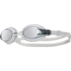 TYR Kids' Swimple Mirrored Goggle -The Ocean Motion lgswm 1 silver