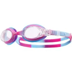 TYR Kid's Swimple Tie Dye Goggle 15 TYR Kid's Swimple Tie Dye Goggle -The Ocean Motion lgswtd pink blue
