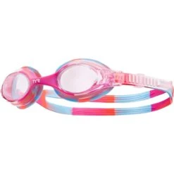 TYR Kid's Swimple Tie Dye Goggle 17 TYR Kid's Swimple Tie Dye Goggle -The Ocean Motion lgswtd pink white
