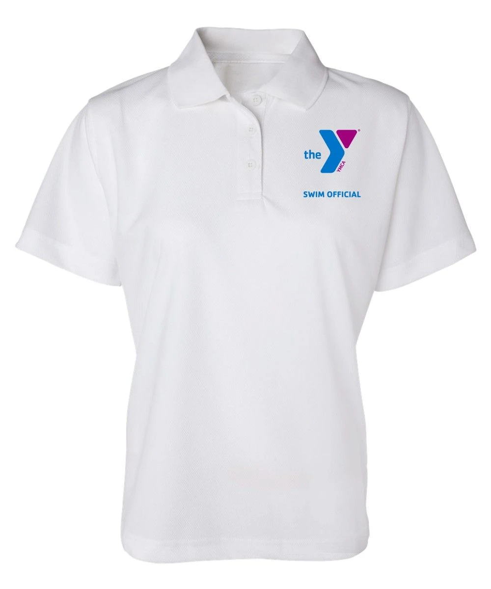 YMCA Official Female Dri-Fast Polo 1 YMCA Official Female Dri-Fast Polo