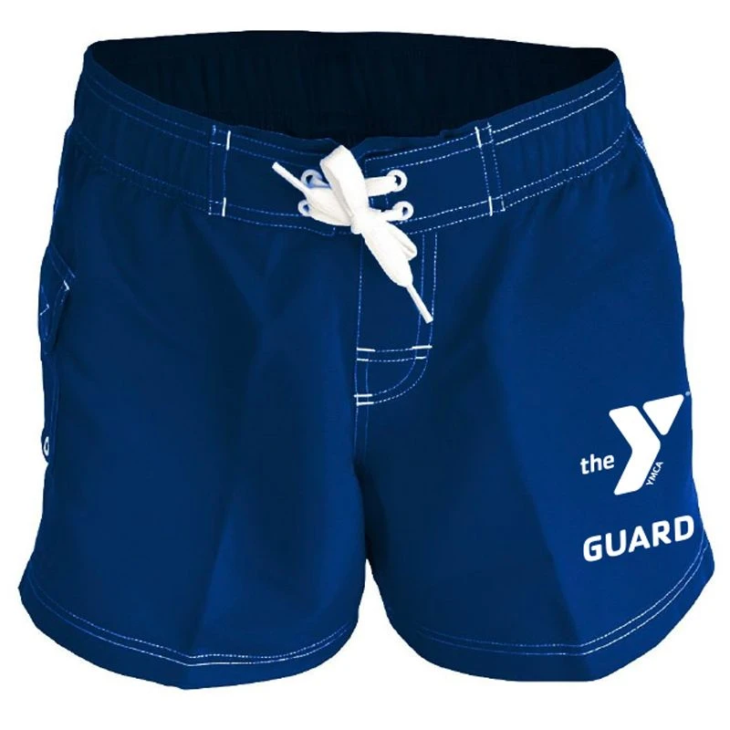 YMCA Guard Female 5" Inseam Poly Short 4 YMCA Guard Female 5" Inseam Poly Short - Image 4