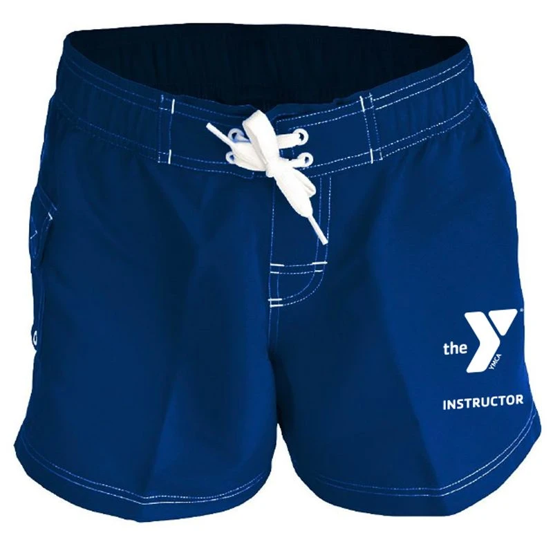 YMCA Instructor Female 5" Inseam Poly Short 1 YMCA Instructor Female 5" Inseam Poly Short