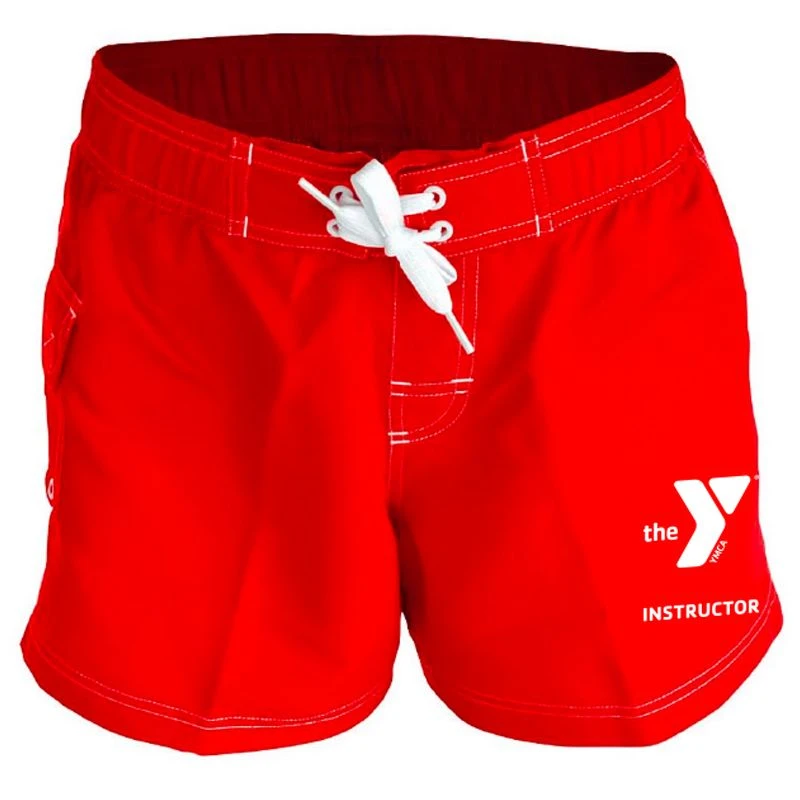 YMCA Instructor Female 5" Inseam Poly Short 2 YMCA Instructor Female 5" Inseam Poly Short - Image 2