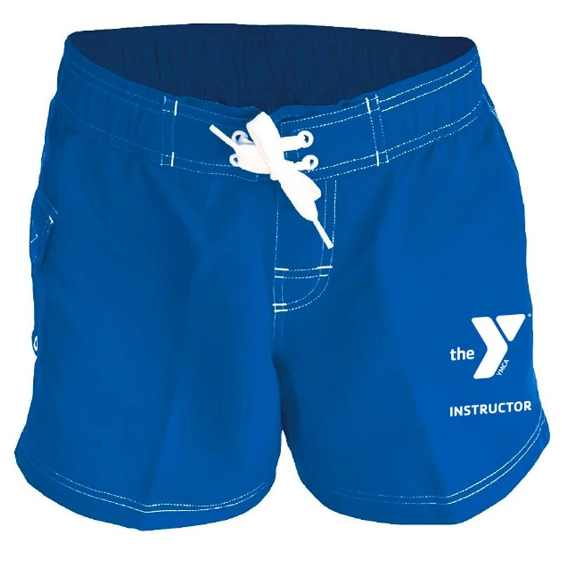 YMCA Instructor Female 5" Inseam Poly Short 3 YMCA Instructor Female 5" Inseam Poly Short - Image 3