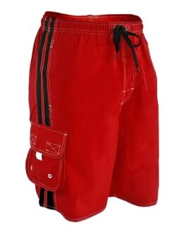 YMCA Splice Board Short 9 YMCA Splice Board Short -The Ocean Motion ymcalgs45 front right red